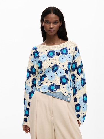 DesigualPulover - plava boja: prednji dio