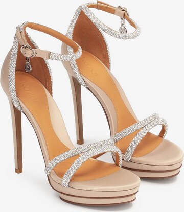 Kazar Strap Sandals in Beige