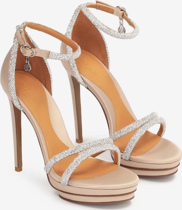 Kazar Strap Sandals in Beige