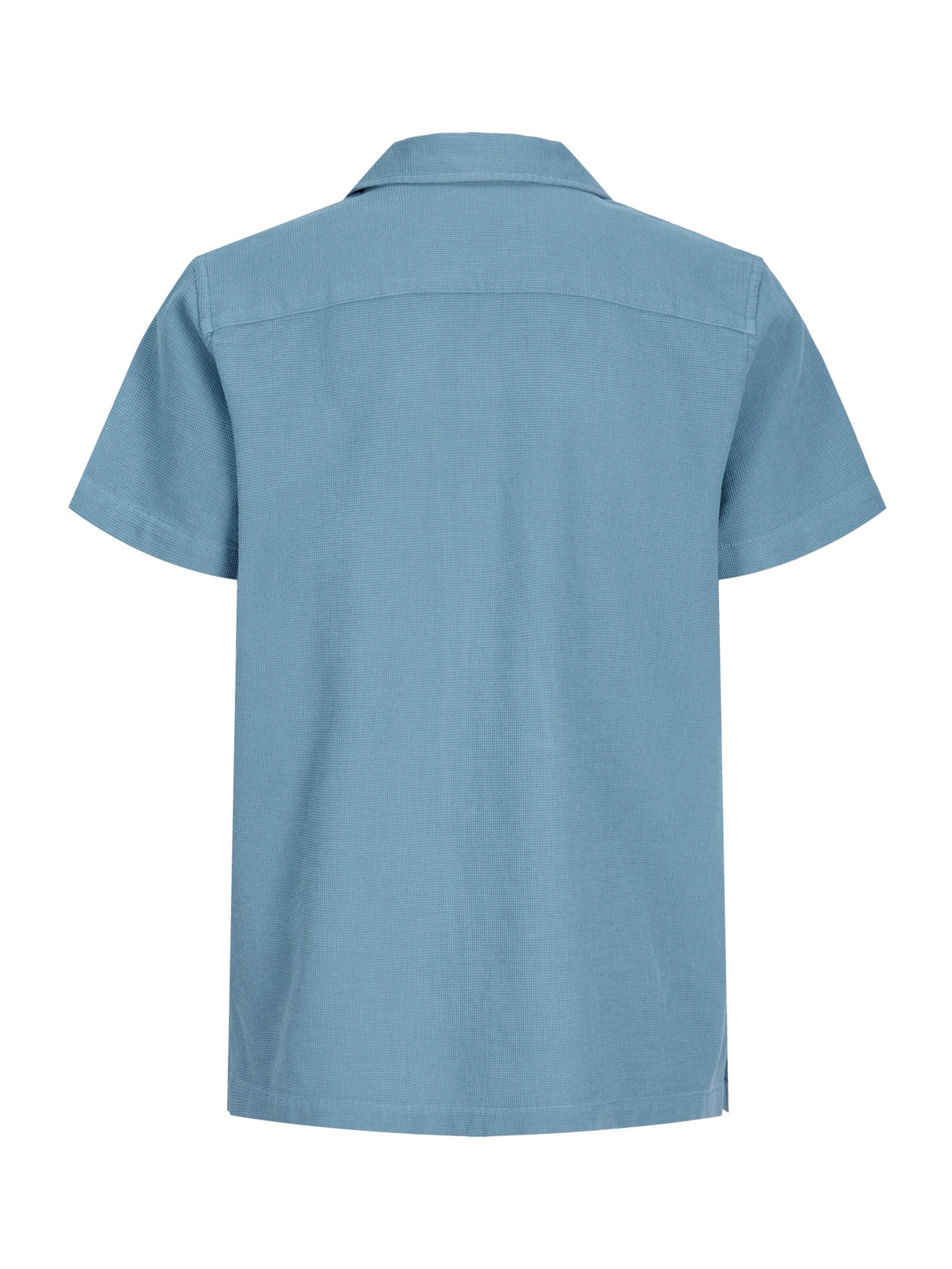 Jack & Jones Junior Comfort Fit Πουκάμισο 'JJGLOBAL' σε μπλε