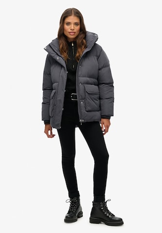 Superdry & Co Winterjas 'Duvet' in Grijs