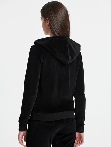 Sugarfree Zip-Up Hoodie in Black