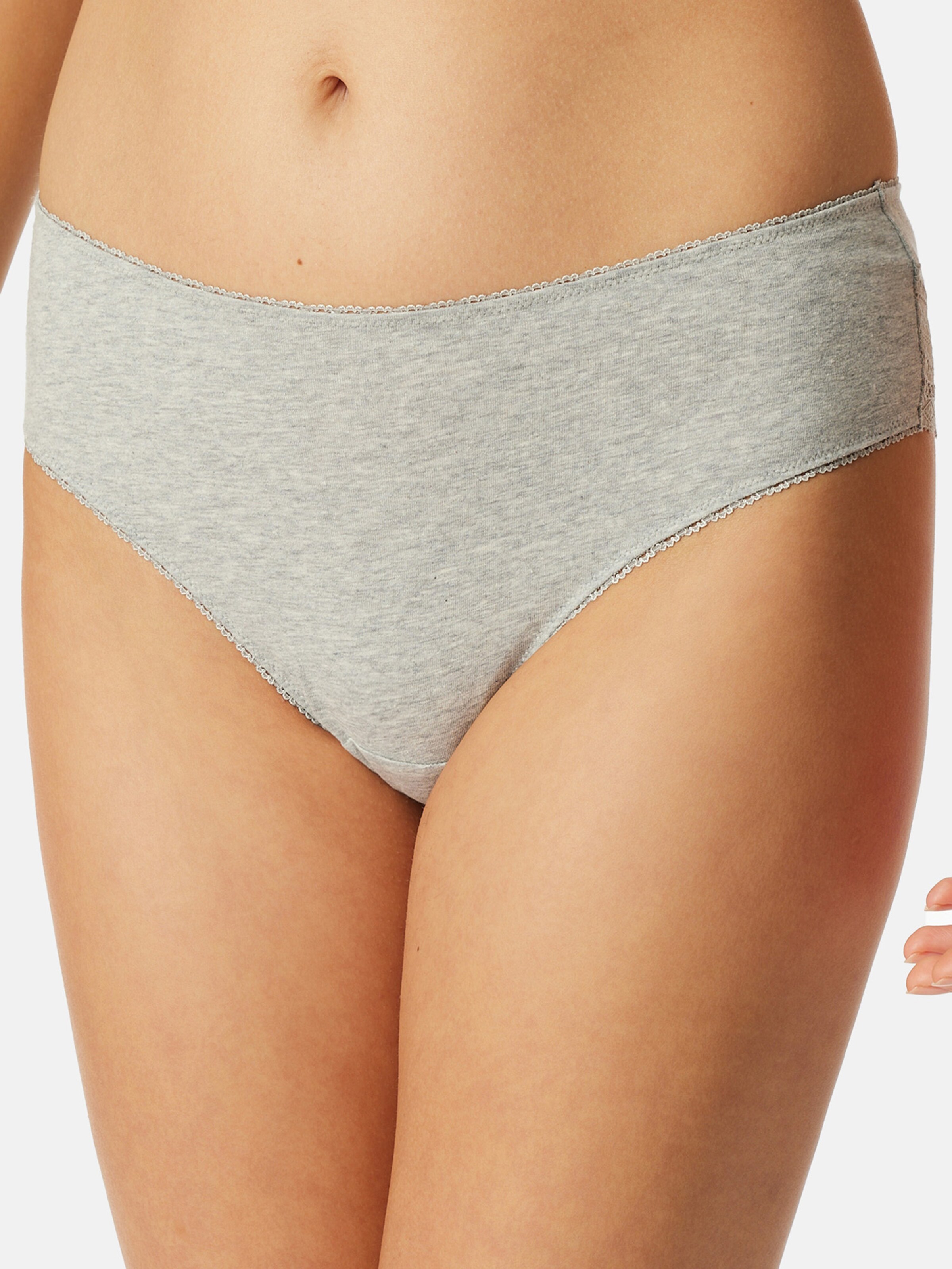 SCHIESSER Slip ' Modern Multipacks ' in Grijs: voorkant