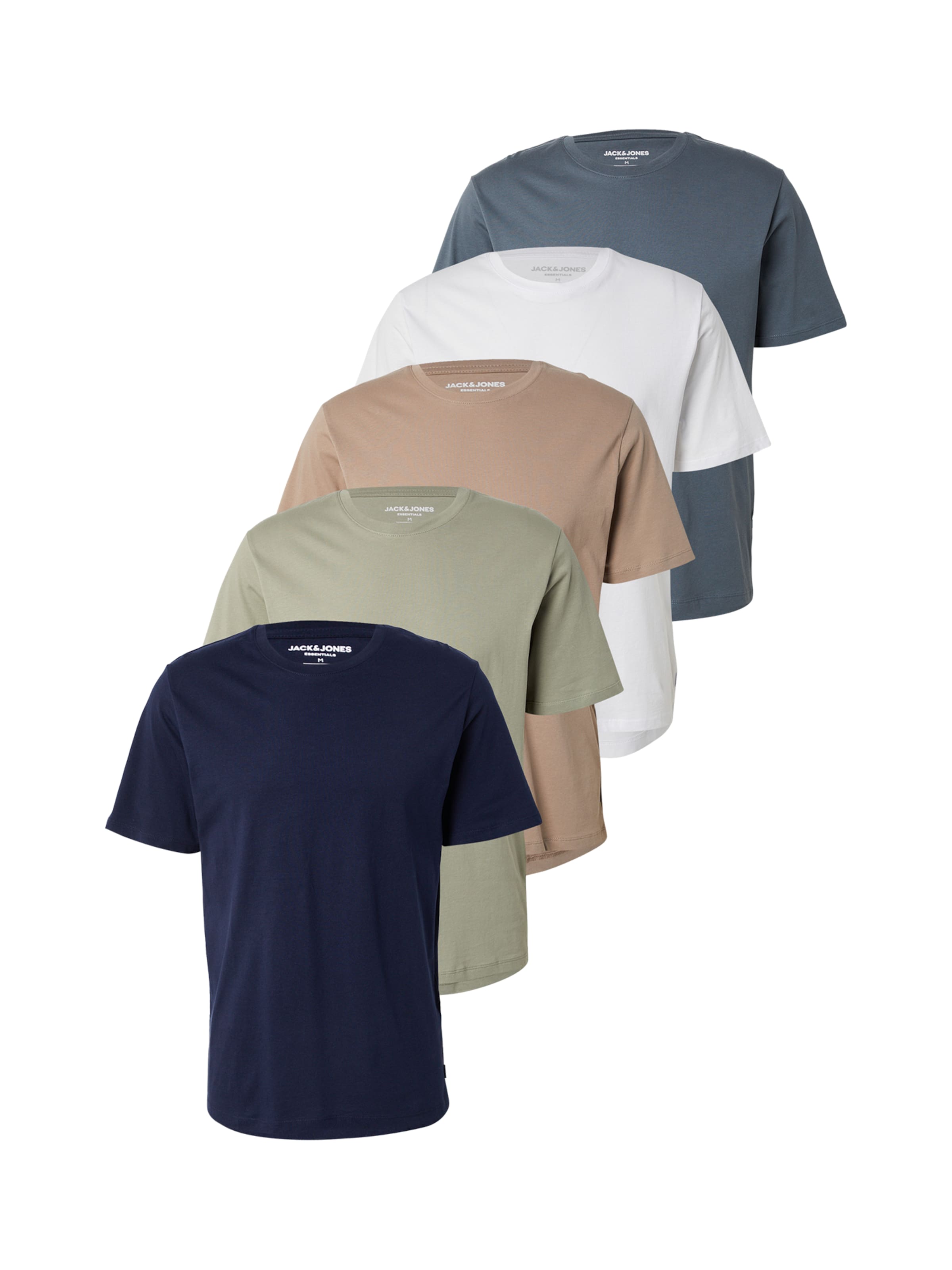 JACK & JONES T-shirt 'Essentials' i blå: framsida