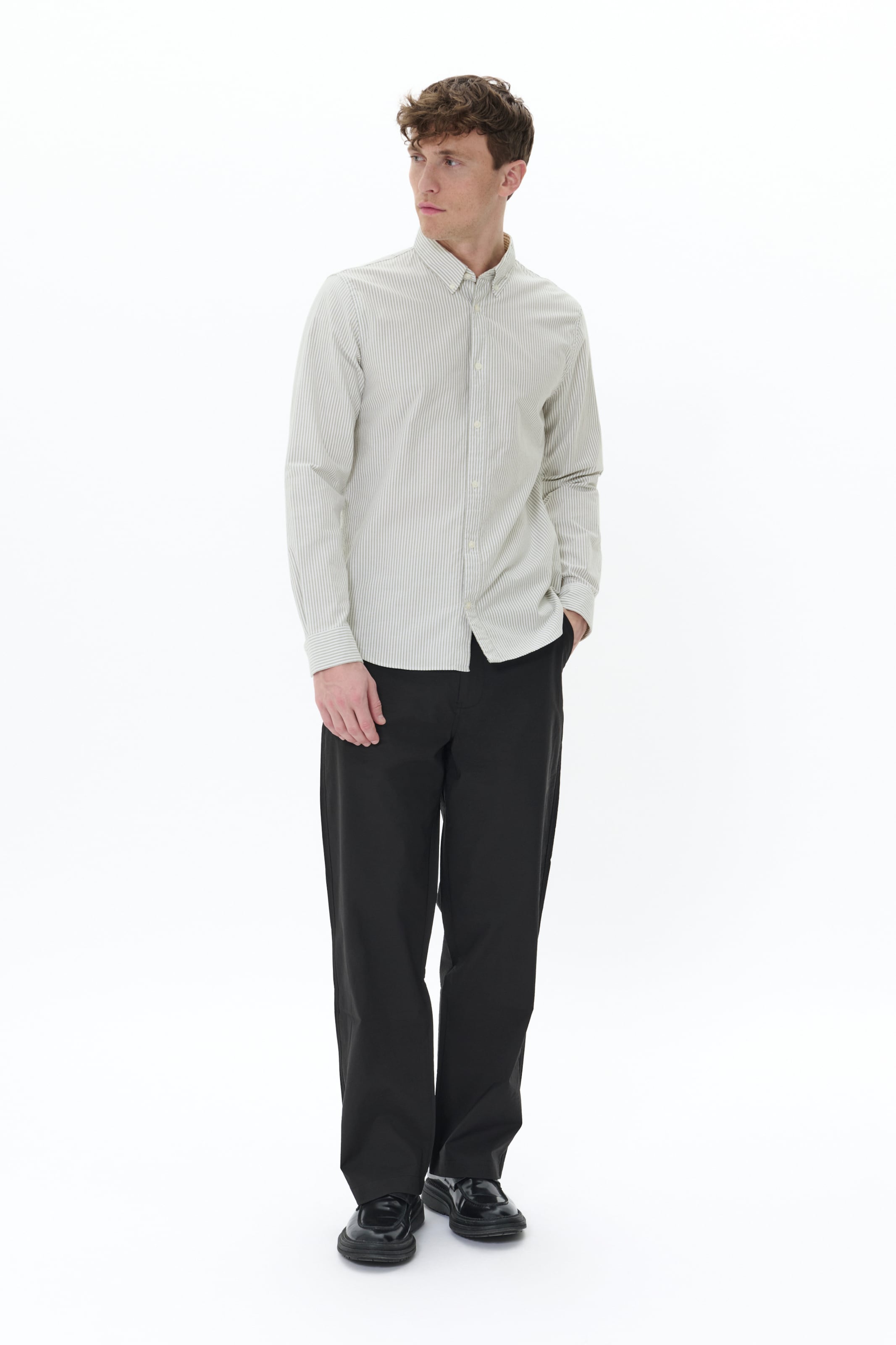 Coupe regular Chemise 'Trostol' Matinique en vert