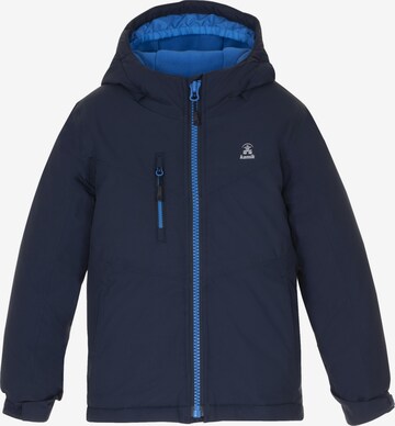 Kamik Outdoor jacket 'Finn' in Blue: front