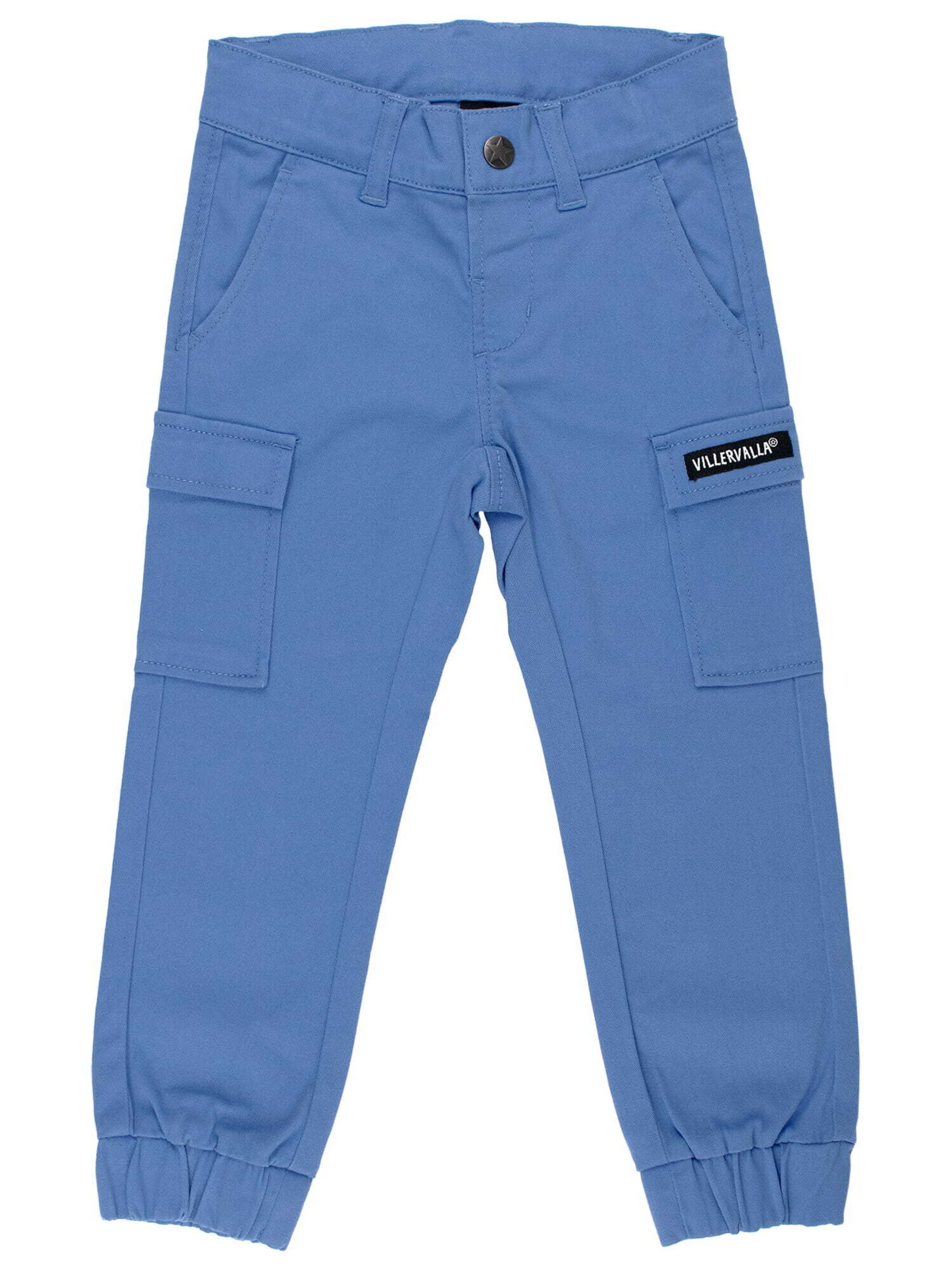 Villervalla Tapered Pants in Blue: front