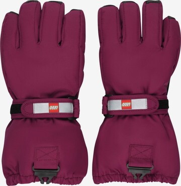 Gants de sport 'ATLIN 700' LEGO® kidswear en rouge : devant