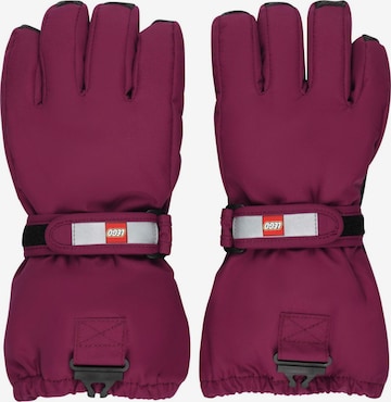 LEGO® kidswear Athletic Gloves 'ATLIN 700' in Red: front