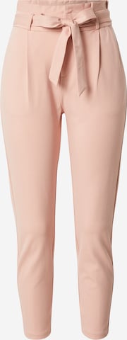 VERO MODA Kalhoty se sklady v pase 'EVA' – pink: přední strana