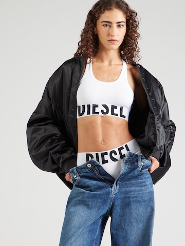 DIESEL - Bustier Sujetador en blanco
