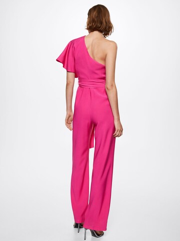 MANGO Jumpsuit 'Rosa' in Pink