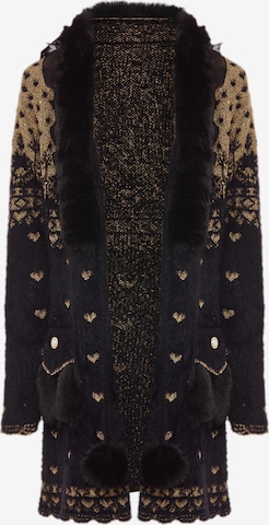 Cardigan faina en noir : devant