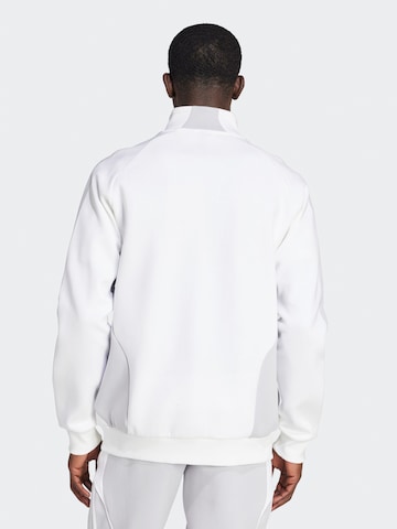 ADIDAS PERFORMANCE Sports sweat jacket 'REAL MADRID' in White