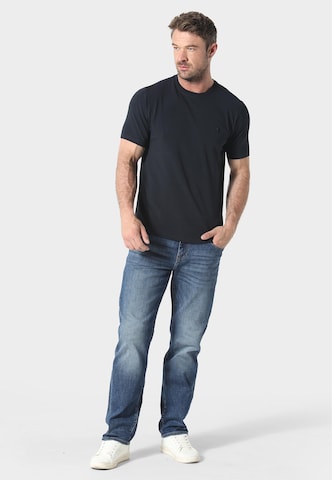 883Police T-Shirt 'Dover' in Blau