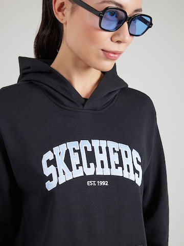 SKECHERS Суичър в черно