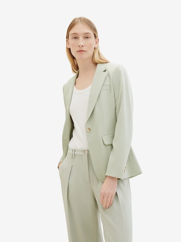 TOM TAILOR Blazer 'Classic' in Green: front