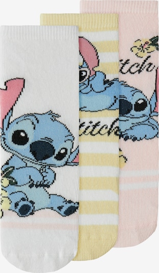 NAME IT Sukat 'NMFANDI STITCH' koossa 22-24 värissä vaaleansininen / keltainen / roosa / valkoinen, Tuotenäkymä