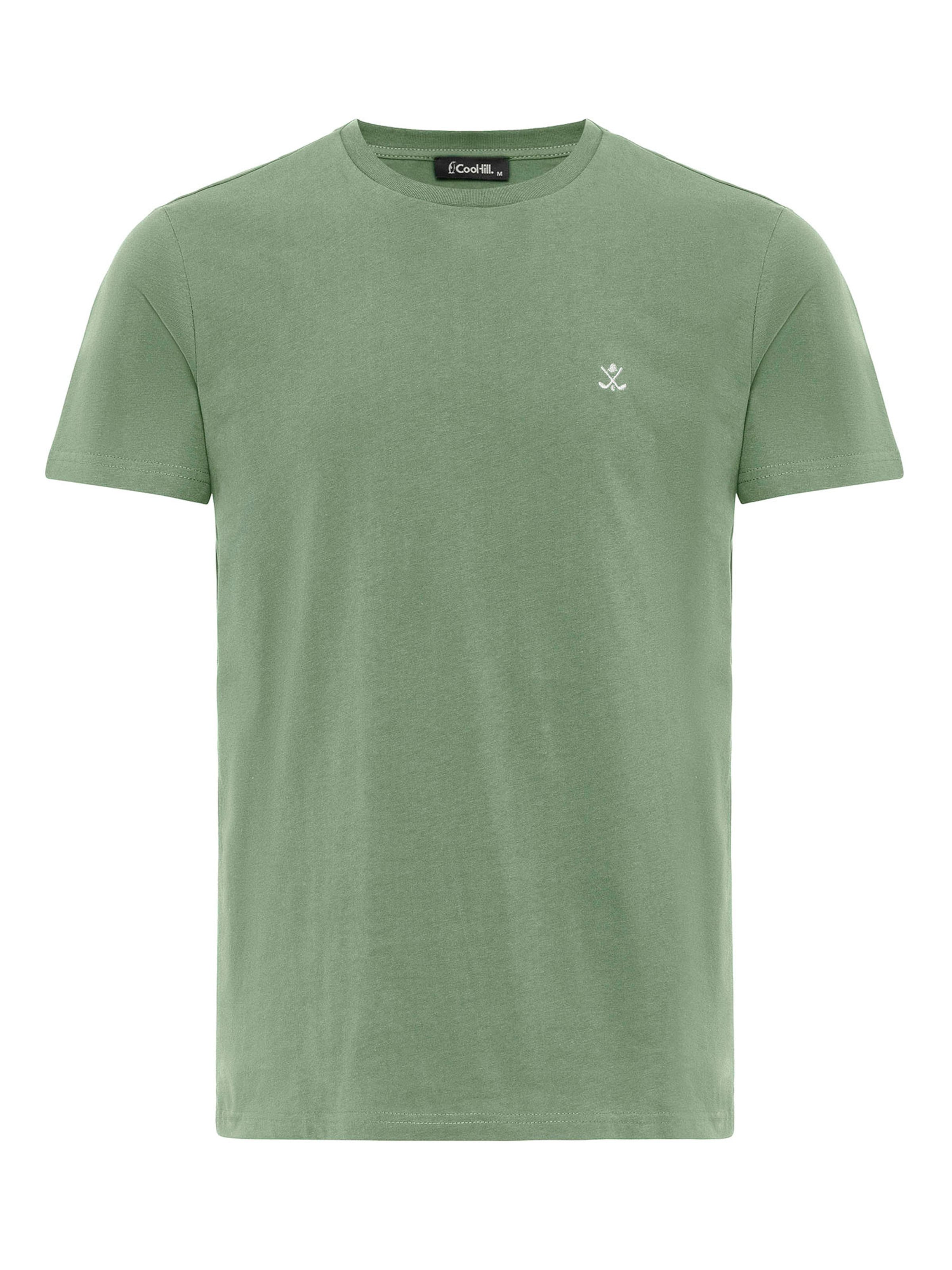 zaļš Cool Hill T-Krekls 'Antonio': no priekšpuses
