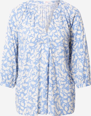 s.Oliver Blouse in Blue: front