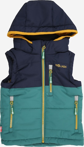 žalia TROLLKIDS Liemenė 'Narvik': priekis