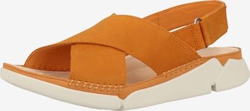 CLARKS Sandals in Orange: front