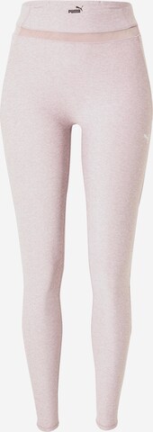 PUMA Skinny Sportovní kalhoty – fialová: přední strana