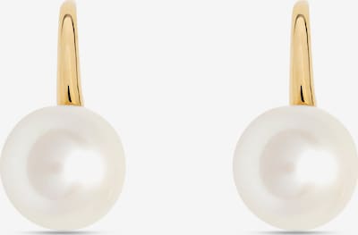 YAMŌKO Ohrringe in gold / perlweiß, Produktansicht