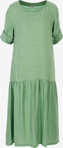 HELMIDGE Dress in Green: front