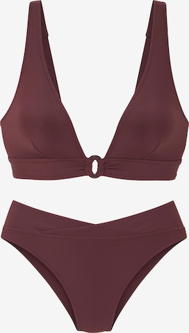 Bikini di LASCANA in marrone: frontale