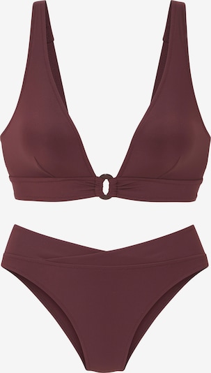 XS/A/B dydžio Bikinis iš LASCANA, spalva – kaštoninė spalva, Prekių apžvalga