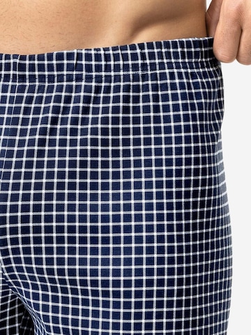 Mey Pyjamahose 'White Check'‌‌ in Blau