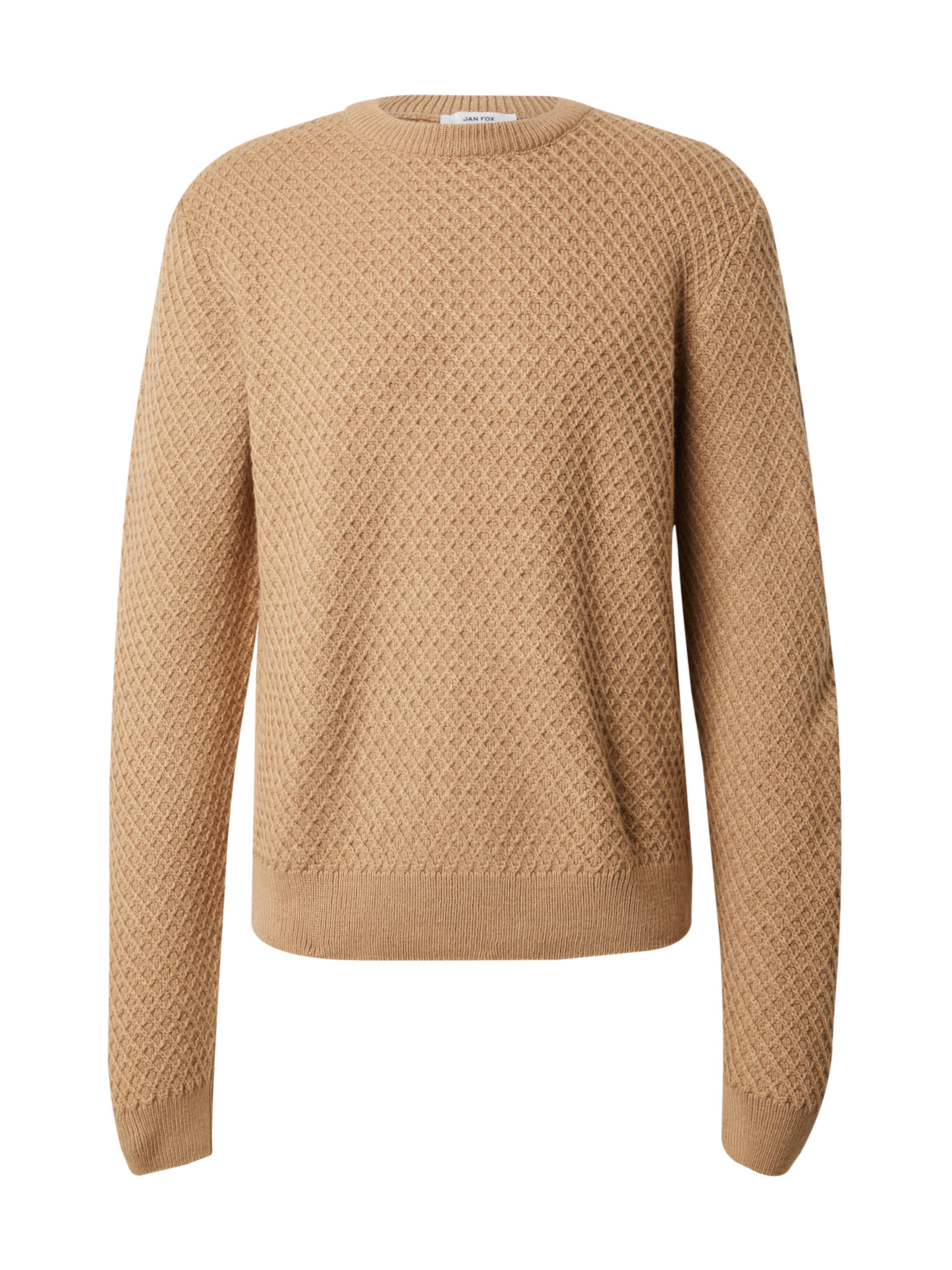 DAN FOX APPAREL Sweater 'Melvin' in Beige: front