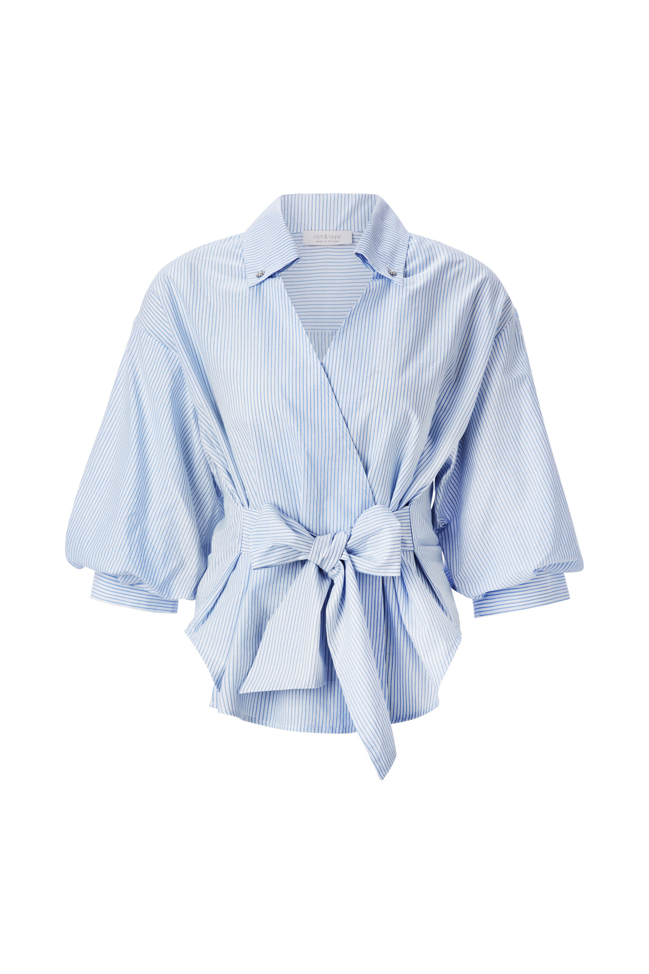 Rich & Royal Blouse in Blue: front