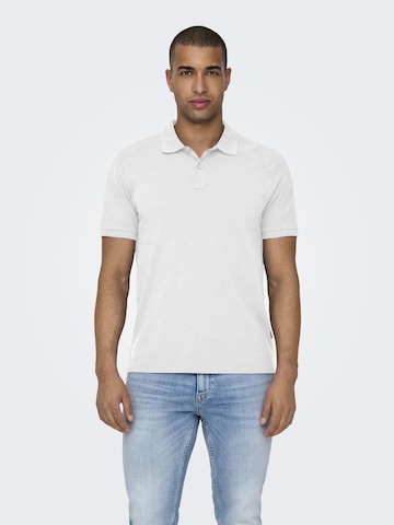 Only & Sons Shirt 'Tray' in White: front