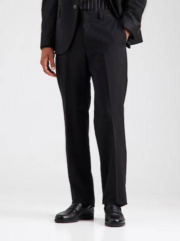 regular Pantaloni con piega frontale 'Tom253X-MH' di HUGO in nero: frontale