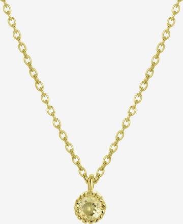 Lucardi Necklace in Gold: front