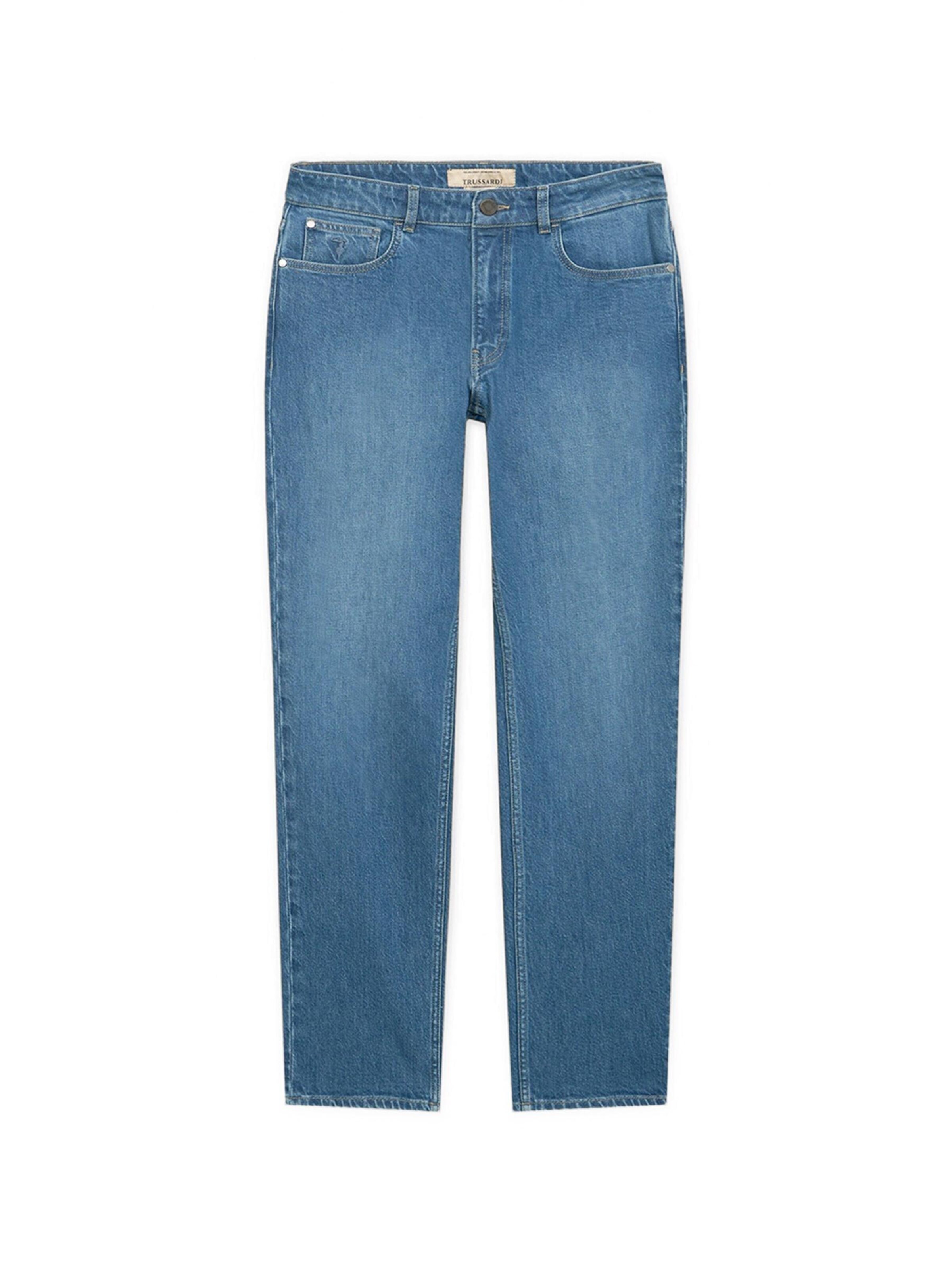Trussardi - regular Vaquero en azul: frente