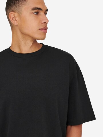 Only & Sons Shirt 'Caspian'‌‌‌‌‌‌‌‌‌ in Schwarz
