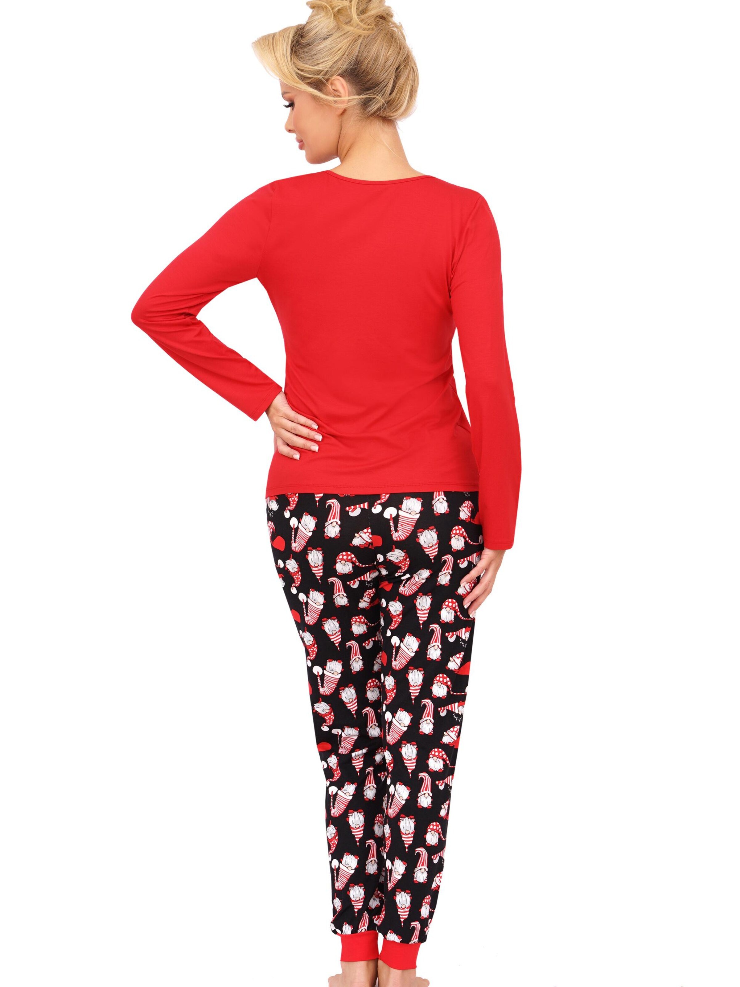 Donna Pajama 'Santi' in Red