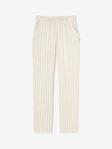 Le Temps Des Cerises Regular Broek in Beige: voorkant