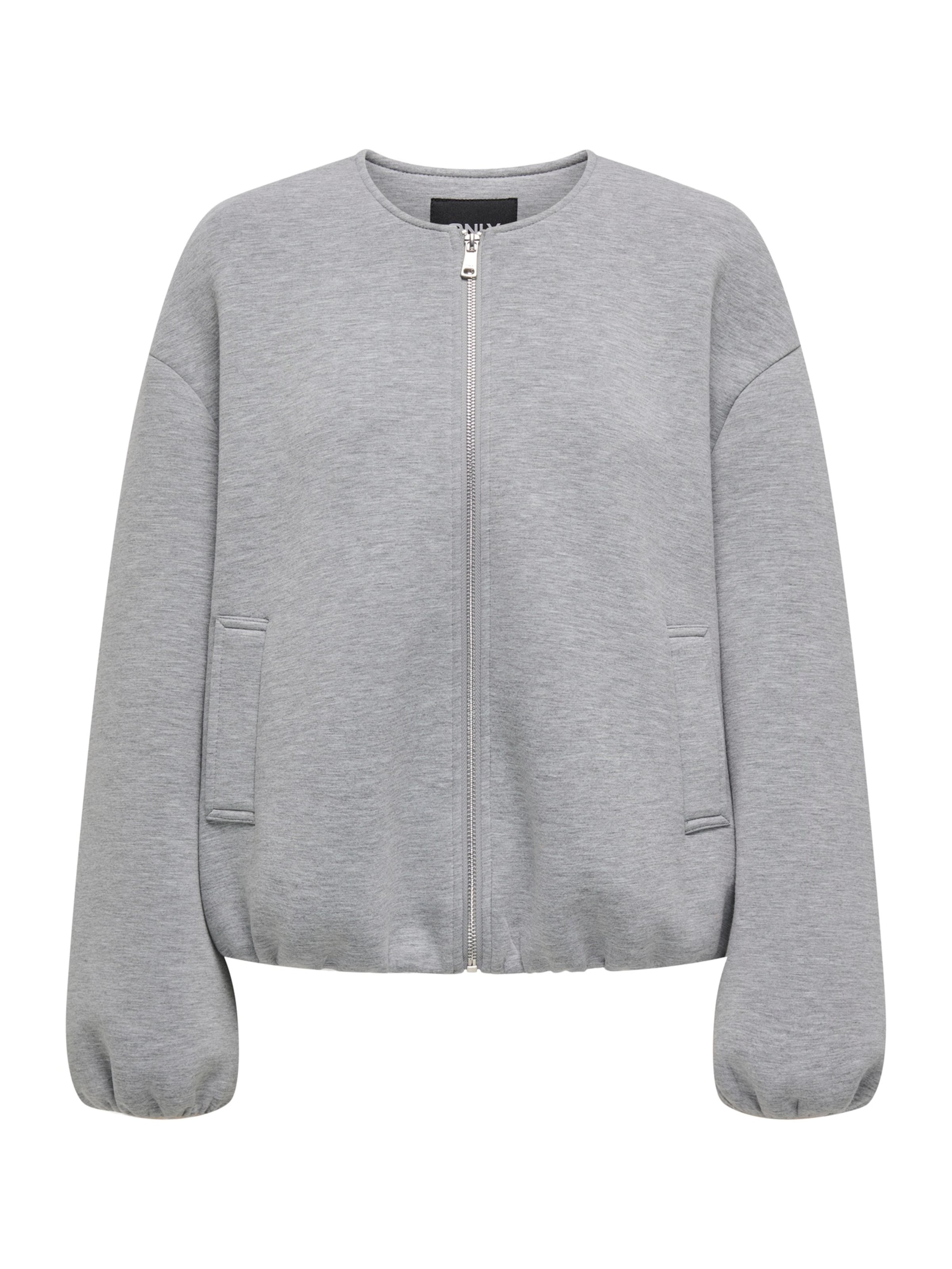 Veste mi-saison 'ONLELLIE' ONLY en gris : devant