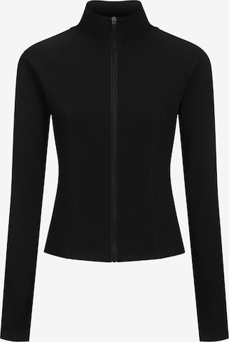 cfab (formerly creamy fabrics) Sweatvest in Zwart: voorkant
