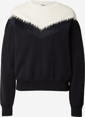DRYKORN Collegepaita 'JANEA_P1 10' värissä musta: etupuoli