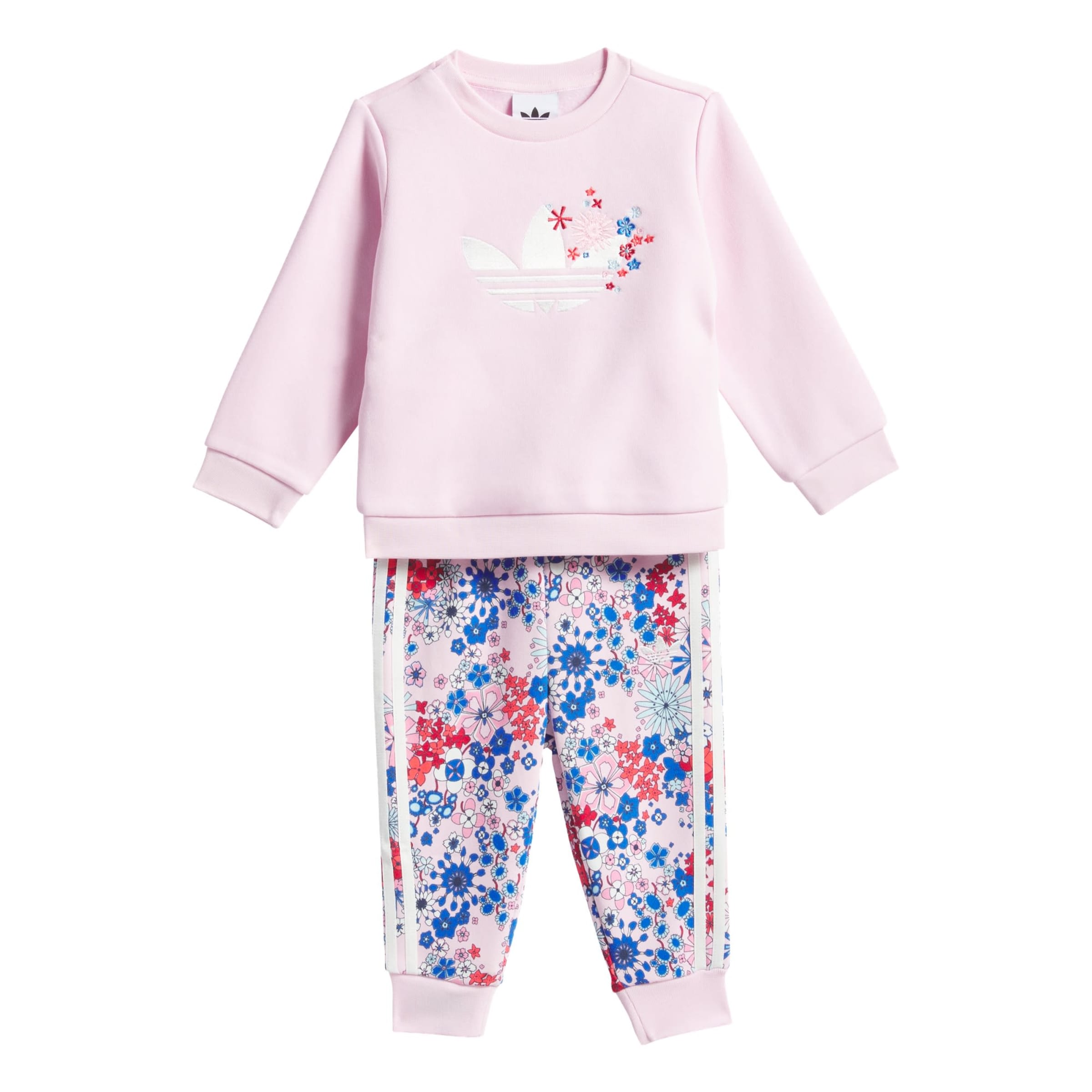 ADIDAS ORIGINALS Sweatsuit 'Adidas Originals x Liberty London' in Pink: front