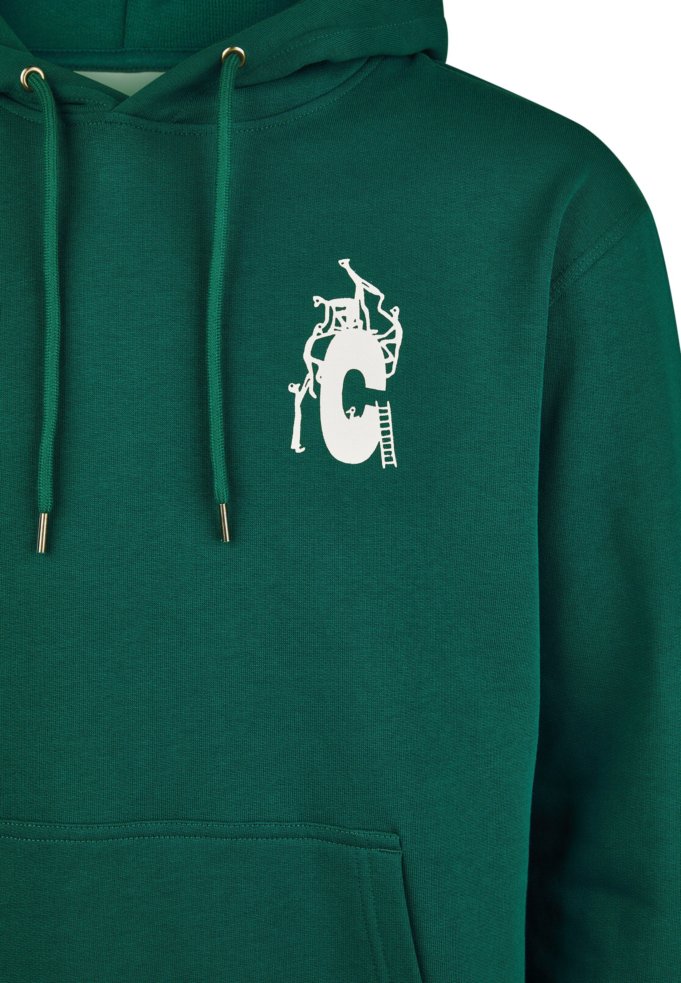 Cleptomanicx Sweatshirt 'Collective' in Green