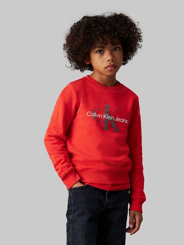Felpa di Calvin Klein Jeans in rosso: frontale