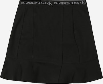 Calvin Klein Jeans Nederdel i sort: forside