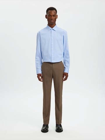SELECTED Regular fit Бизнес риза в синьо