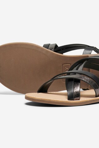 ONLY Sandalen met riem 'MANDALA-18' in Zwart